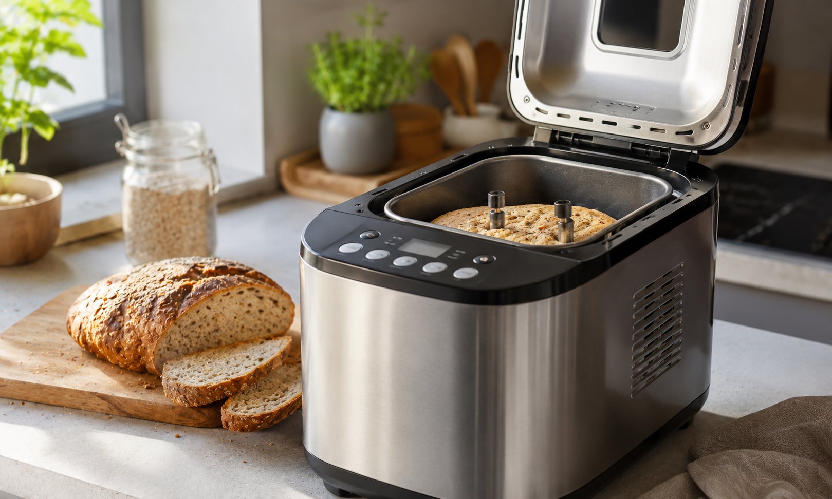 Brotbackautomat mit einem oder zwei Knethaken – was ist besser?