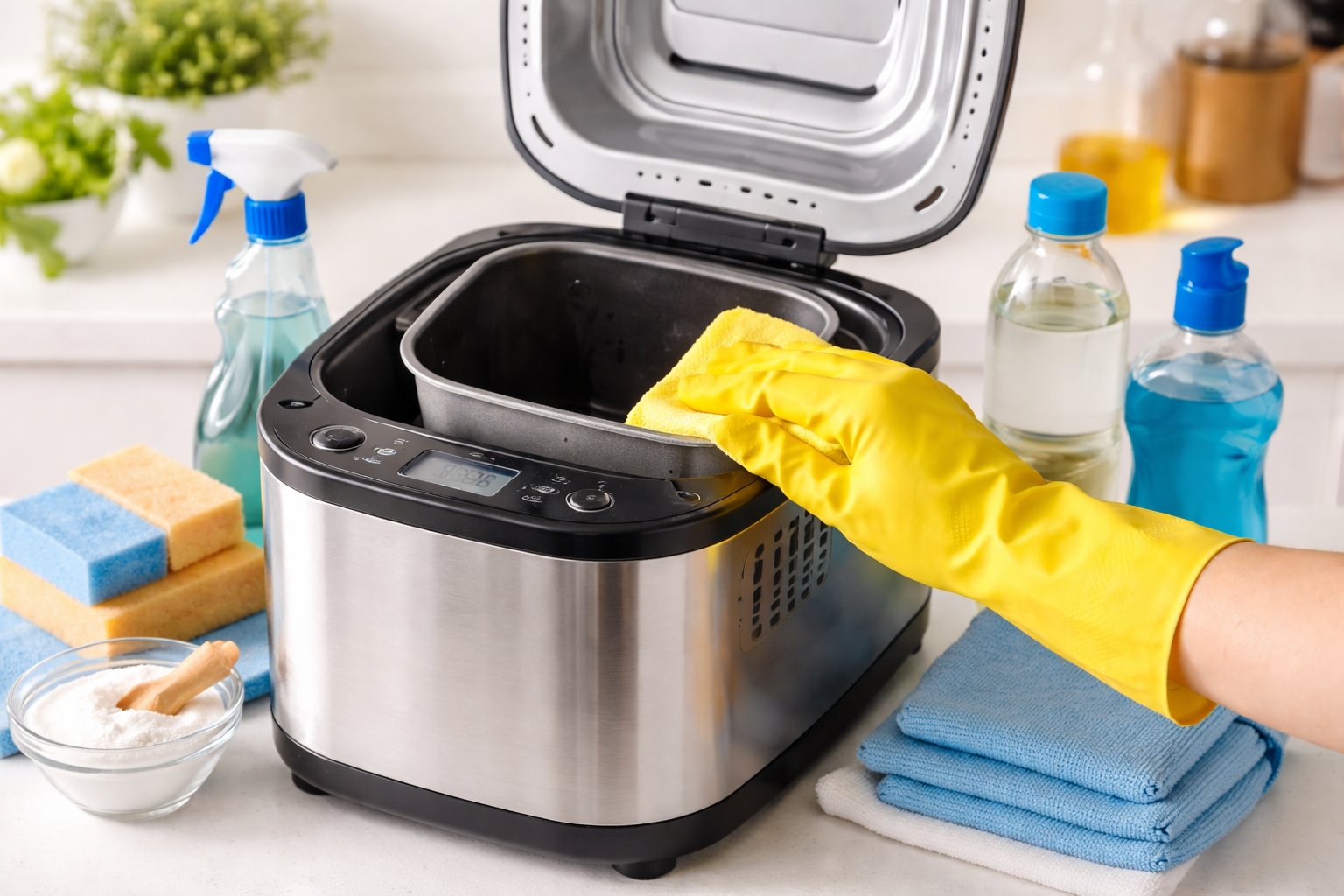Brotbackautomat richtig reinigen: So bleibt er hygienisch und langlebig